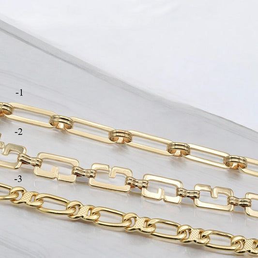 18k Gold Filled Chain Jewelry Making Supplies by the Foot jewelry making supplies - detail image 2