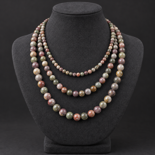 Ocean Agate - neck display