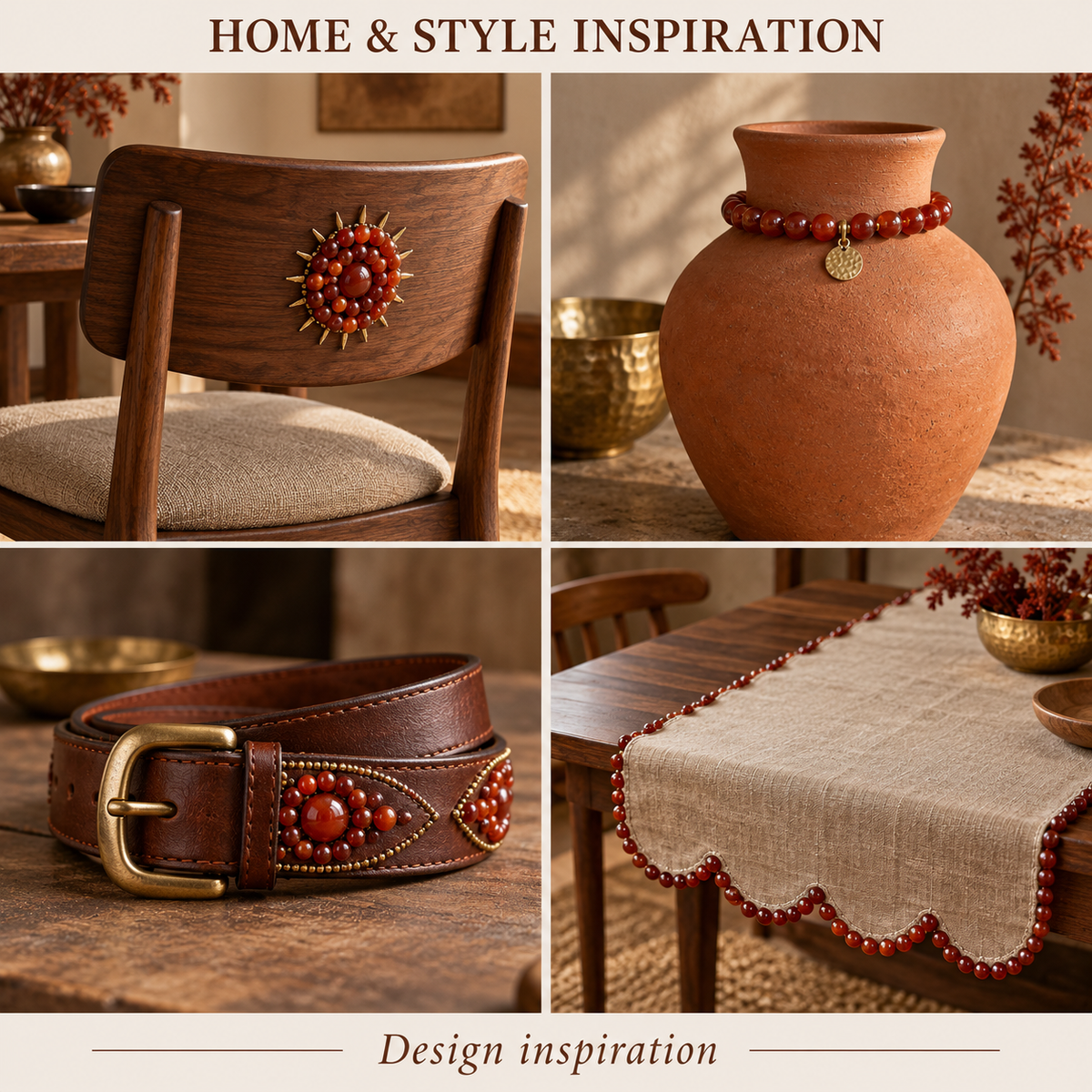 Carnelian Round - home and accessory inspiration