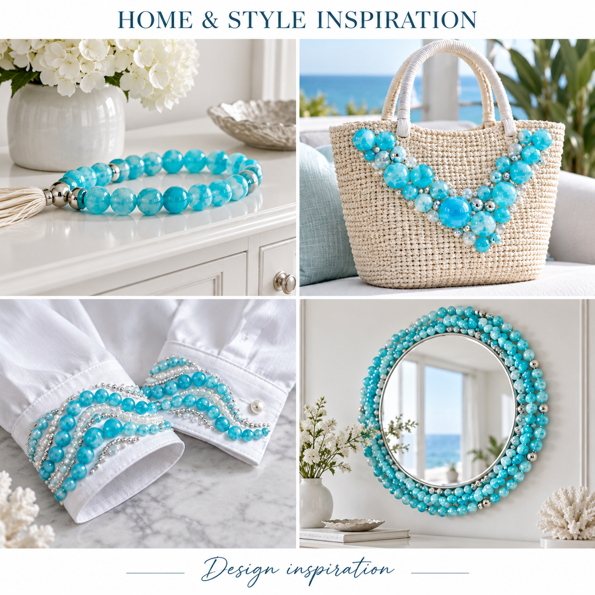 Turquoise Dead Agate - home and accessory inspiration