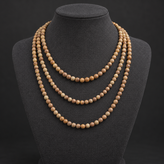 Wooden Jasper - neck display