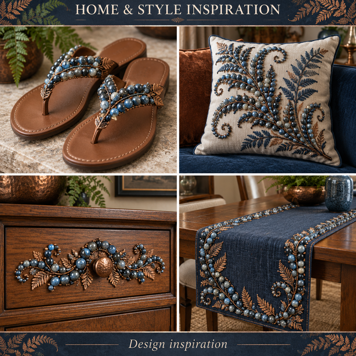 Royal Blue Crazy Agate - home and accessory inspiration