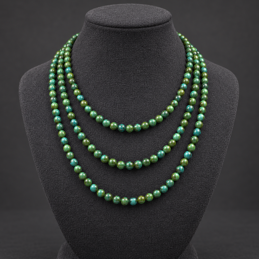 Chrysocolla - neck display