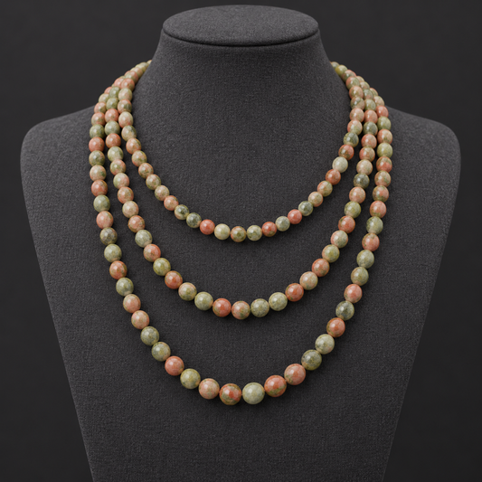 Unakite - neck display