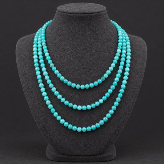 Russian Amazonite - neck display