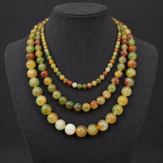 Peacock Agate - neck display