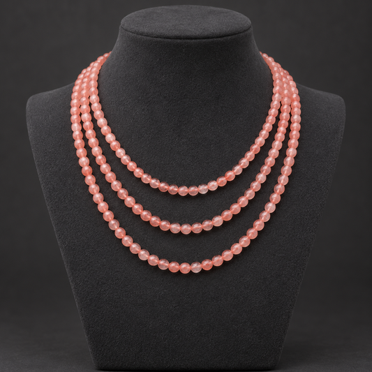Peach Quartz - neck display