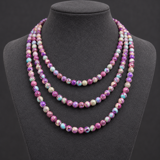 Purple Jasper - neck display
