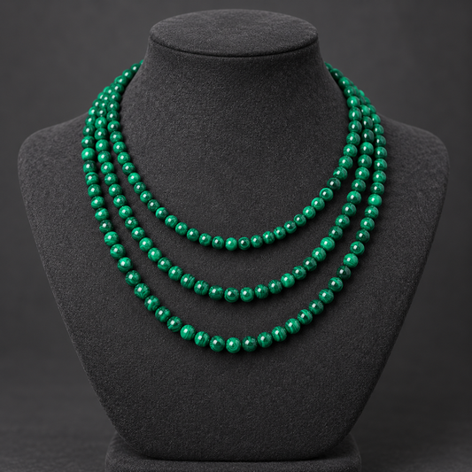 Green Malachite - neck display
