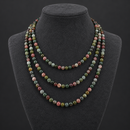 Indian Agate - neck display