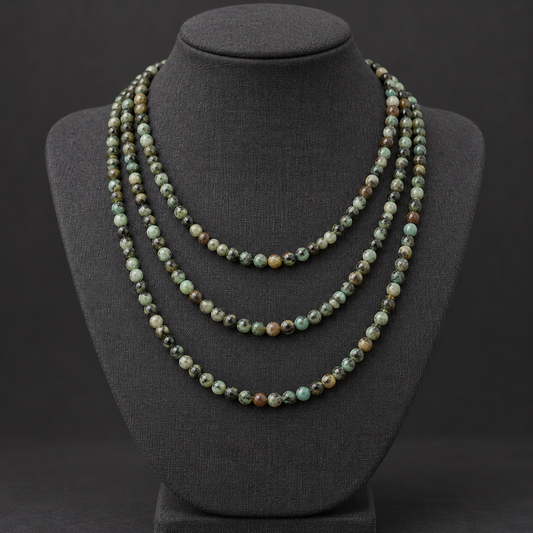 African Turquoise - neck display