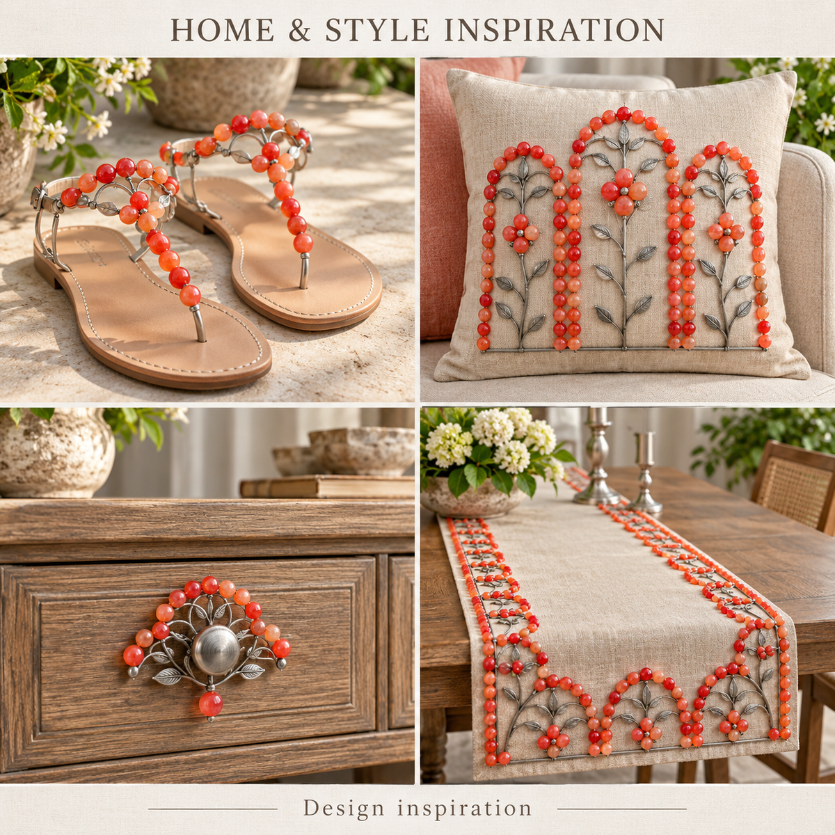 Pink Watermelon Agate - home and accessory inspiration