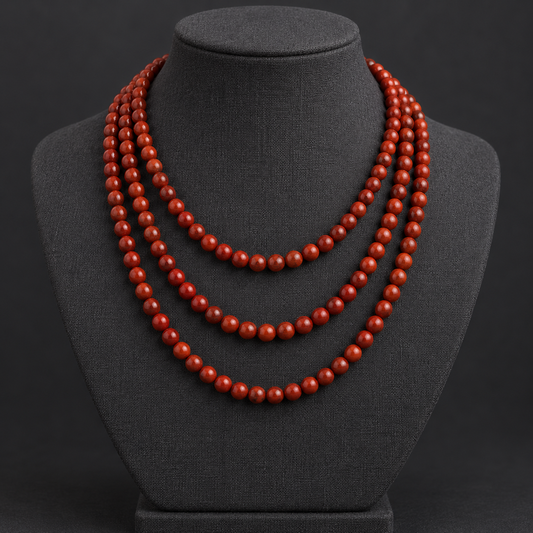 Red Jasper - neck display