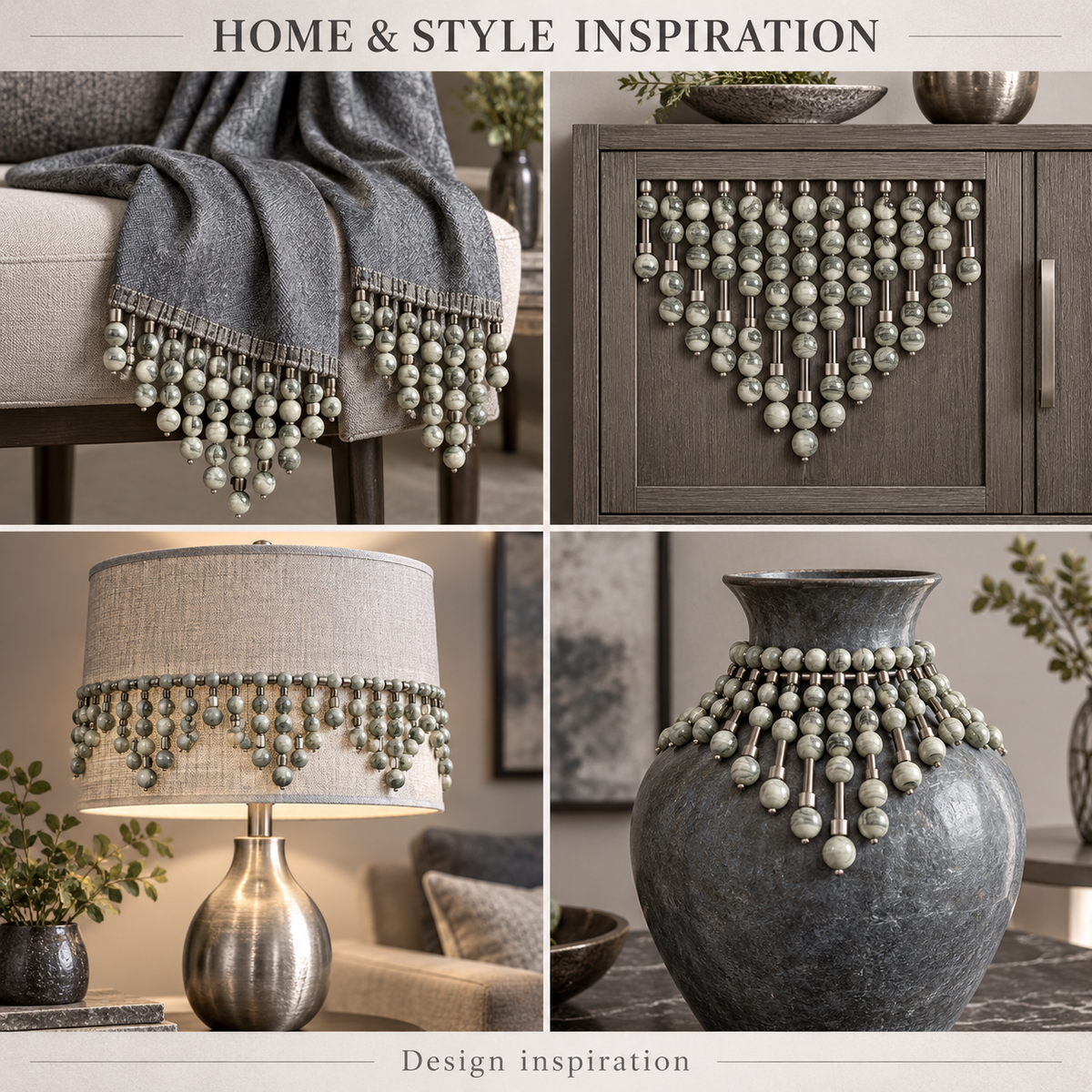 Gray Wooden Jasper - home and accessory inspiration