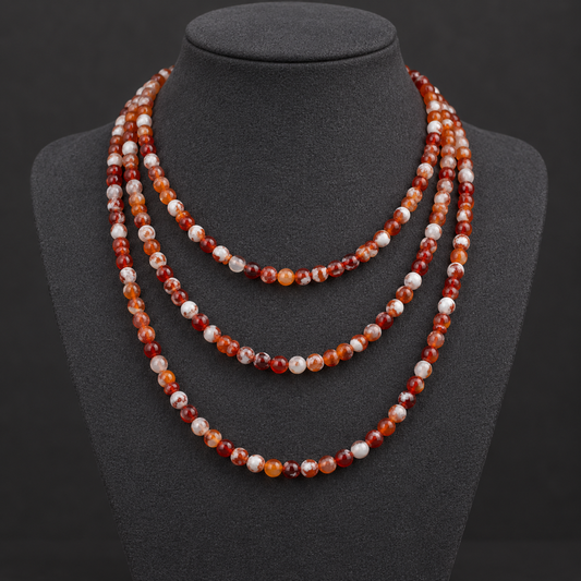Orange Agate - neck display