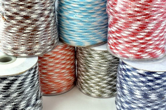 Wax Cotton Thread two colors 3mm cord for jewelry or fashion making jewelry making supplies - detail image 2