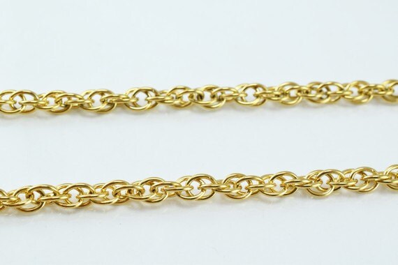 18K as Gold Filled* Chain 17.5" Inch CG159 jewelry making supplies - detail image 5