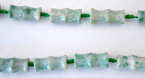 21x10mm Tube Dimensional Stone Snake Dragon agate Beads, 1 strand of 15pcs, 2mm hole opening jewelry making supplies - de...