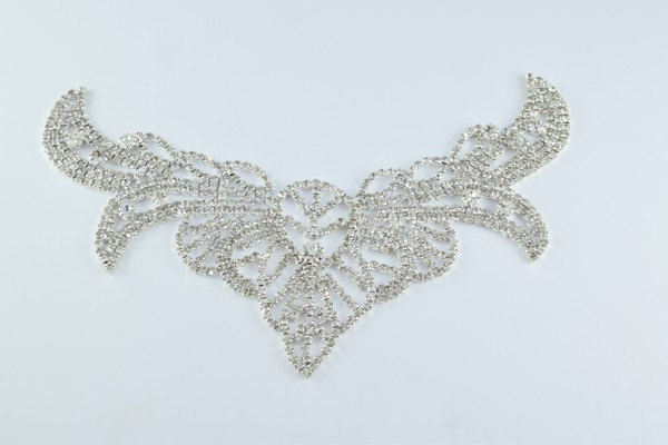 DIY Rhinestone Flower Bridal Aplique, Sash Applique, Swarovski Quality Shine for DIY Project Item#100001804055 jewelry mak...