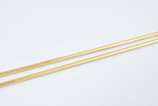 18K gold filled tarnish resistant Chain 16.75" Inch CG191 jewelry making supplies - detail image 2