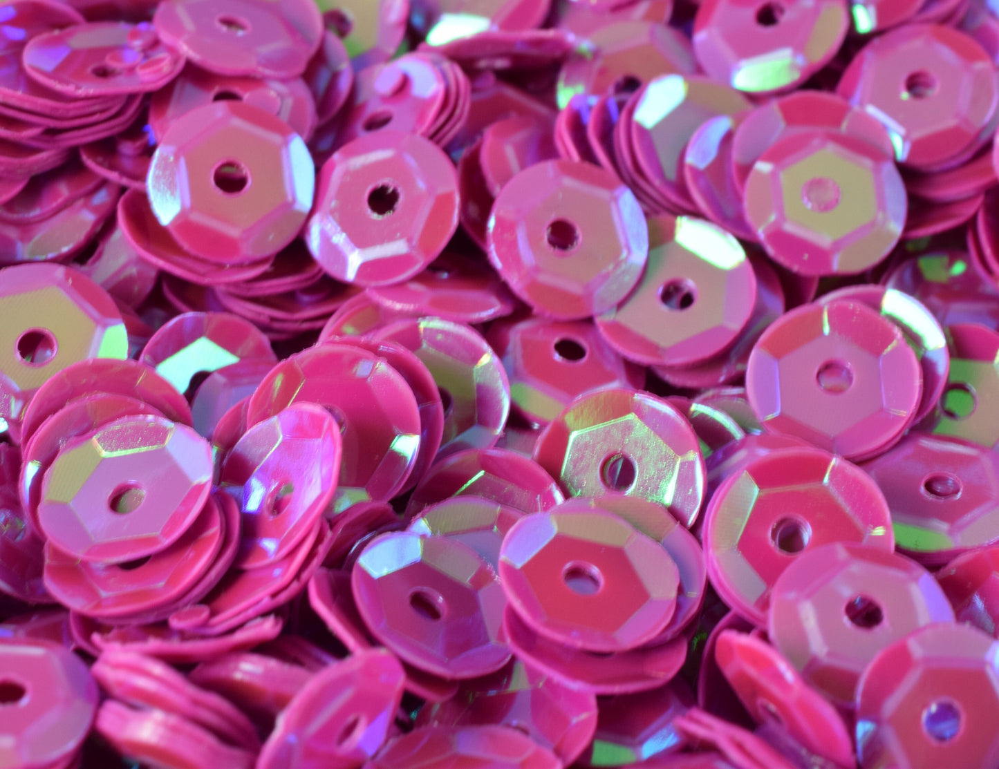 3/4/6mm Purple Magenta Cup Iridescent Sequins Sheen Round Sequins/Loose Paillettes,Wholesale Sequins,Shimmering Sequin App...