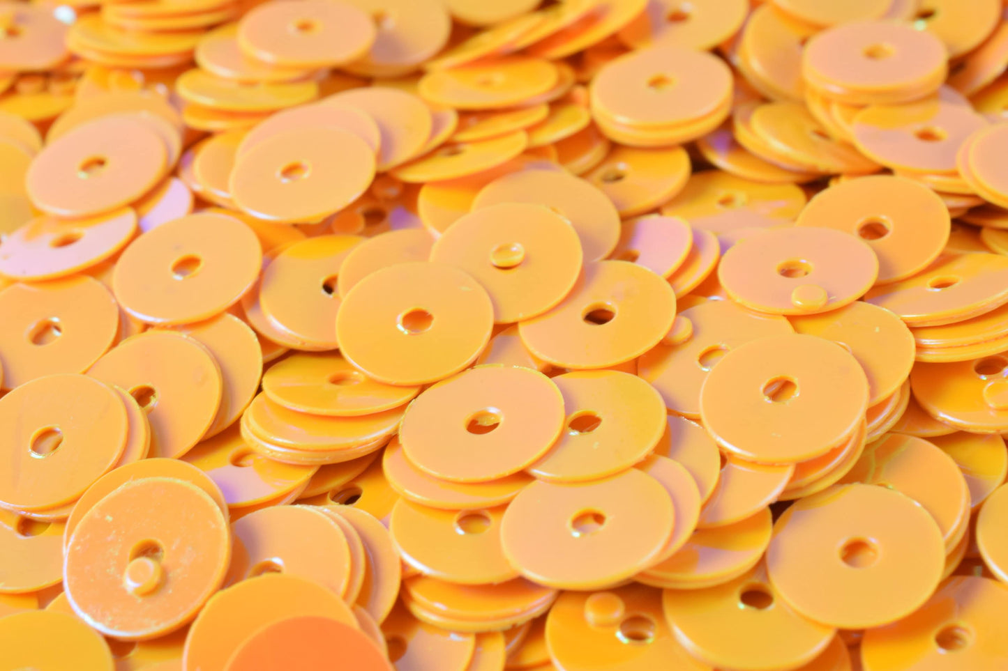 Loose Sequin Apparel Supplies: Orange Light Iridescent Flat Round Sequins - 3/4/6mm Multi-Color, Bulk Packs for Costume & Shoe Decor