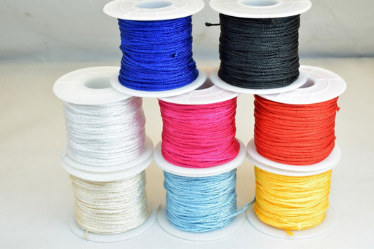 1.5mm Knot Nylon Cord Shamballa Macrame Beading Kumihimo String 30 Meters Cord Knot Shamballa Macrame Bead Beading Size 1....