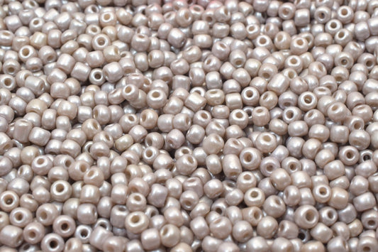 Ligth Brown Glass Seed Beads Sizes 8.0/6.0 Sold by 1 LB/ Pound Size 8/0, 6/0 jewelry making supplies - detail image 2