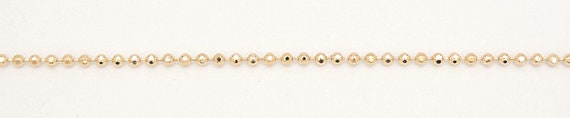 Gold Filled Ball Chain 18Kt Gold Filled Size 31" Long 2mm Width Item #CG249 jewelry making supplies - detail image 4