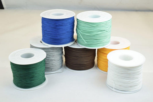 0.8mm Knot Nylon Cord Shamballa Macrame Beading Kumihimo String 100 Meters Cord Knot Shamballa Macrame Bead Beading Size 0...