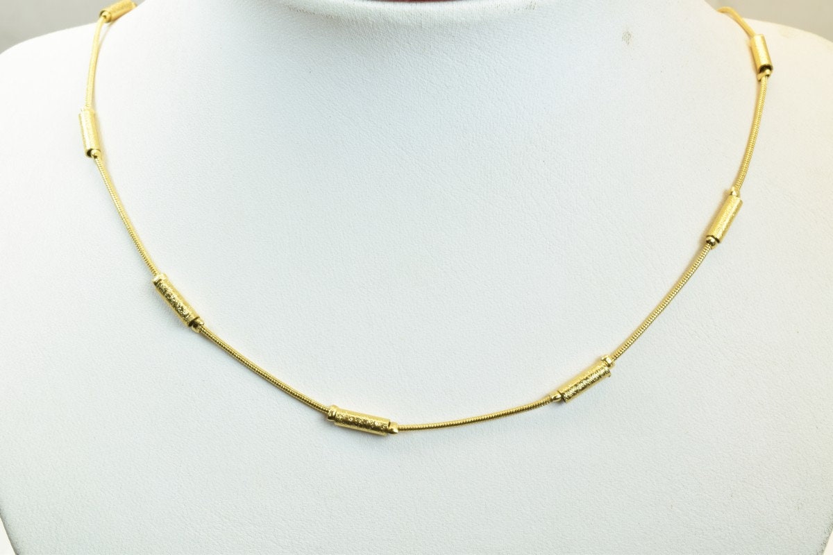 18K gold filled EP tarnish resistant Chain 17.5" Length Inch CG26 jewelry making supplies - detail image 6