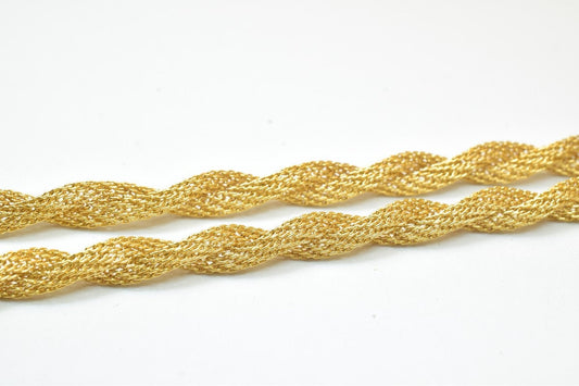 Mesh as Gold Filled* Chain 18KT as Gold Filled* Size 16.5" Long 6mm Width Item #CG102 jewelry making supplies - detail ima...