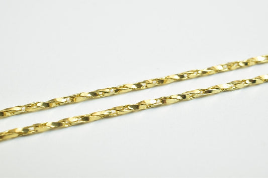 14K GF gold filled tarnish resistant Chain Size 13.25" Long 1mm Width Item #CG35 jewelry making supplies - detail image 2