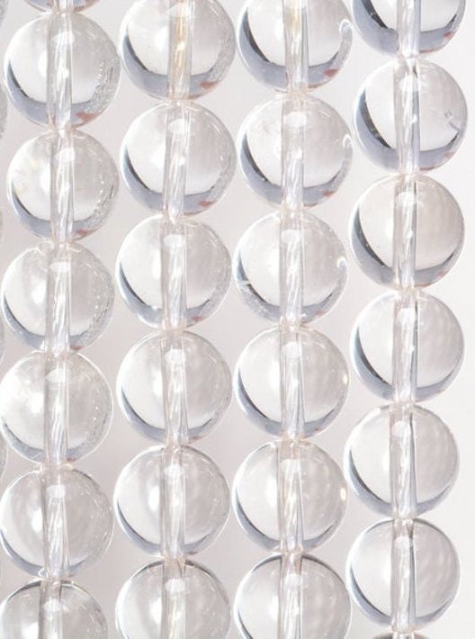 Clear Glass Beads Round 6mm/8mm/10mm/12mm Shine Round Beads For Jewelry Making jewelry making supplies - detail image 2