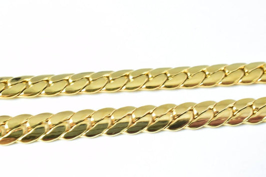 18k Gold Filled Alternative Herringbone Chain Jewelry, 18" Length, 5mm Wide ( , Lobster Clasp, Tarnish Resistant)