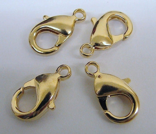 18k gf as as gold filled* tarnish resistant clasp size 7x12mm lobster clasp as as gold filled* tarnish resistant, gf0205 j...