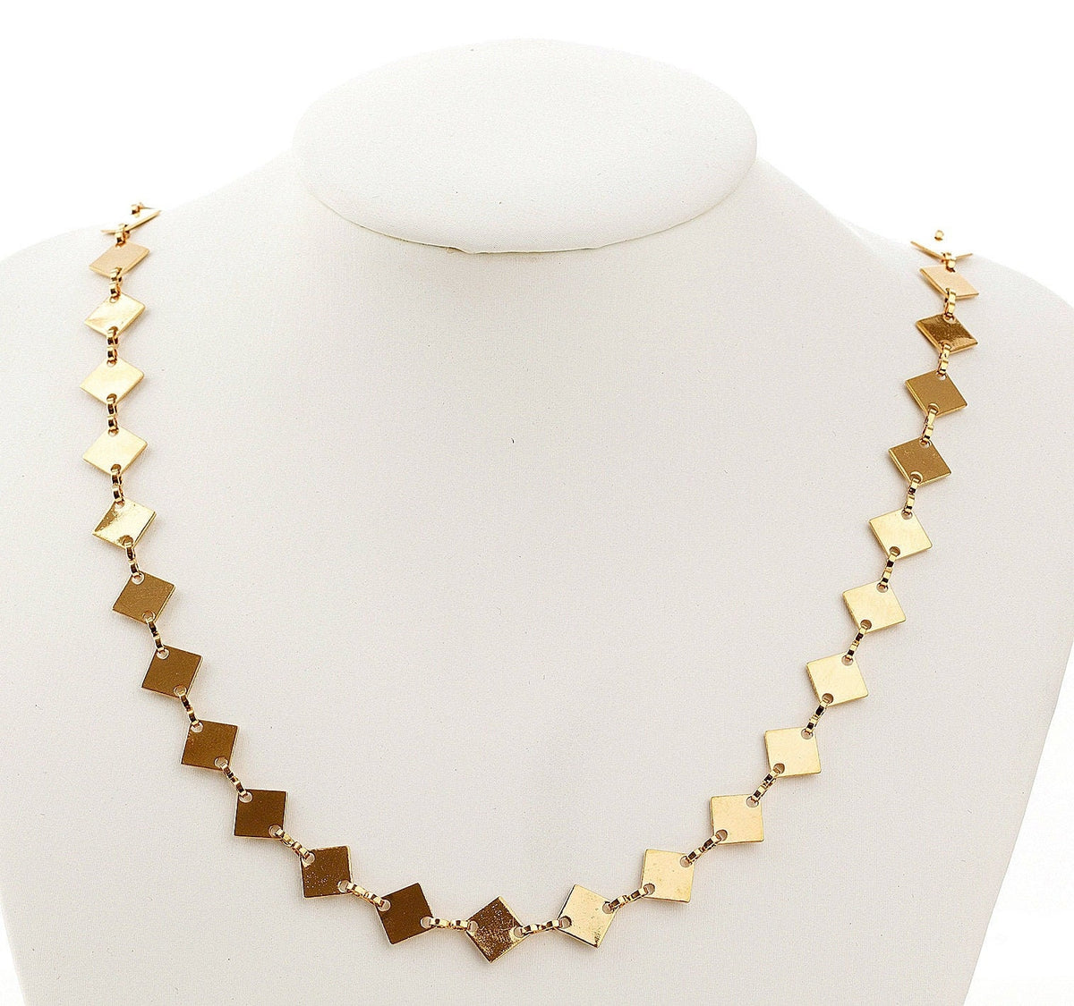 9mmx6mm Gold Plated Chain Fancy Cable Chain/Diamond Link Chain 18K Gold plated Chain Sold by Foot For Jewelry Making GFC09...