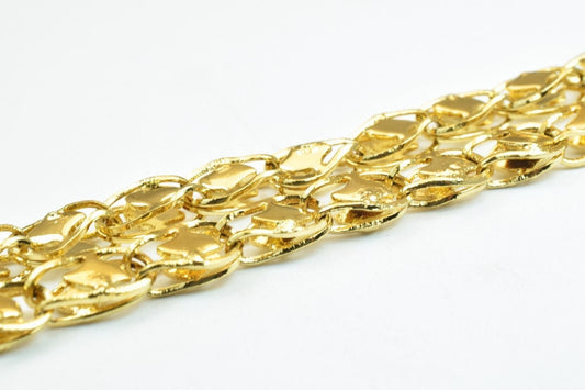 21" Inch 18K Gold Filled Look, EP tarnish resistant Chain Width 5.5mm, Thickness 3.5mm CG272 jewelry making supplies - d...