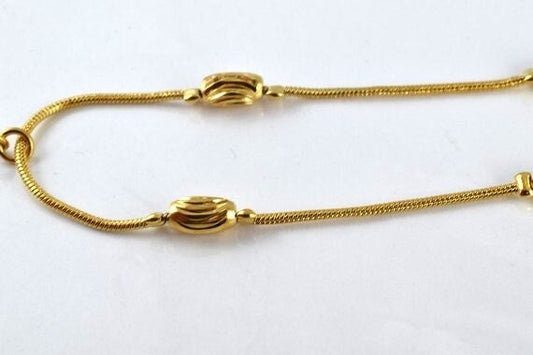 Gold Filled EP Chain 18" Inch 18k Gold filled findings for gold filled jewelry making Cg151 jewelry making supplies - deta...