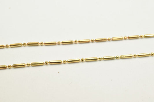 18K gold filled EP tarnish resistant Chain 19.5" Length 2mm Width Inch CG258 jewelry making supplies - detail image 2