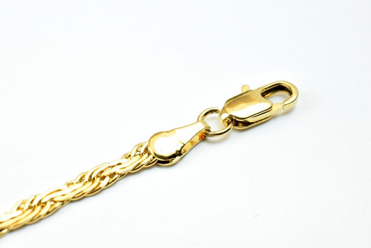 18K Gold Filled EP Chain Width 4mm/Thickness 1mm/ Findings for Jewelry Making CG417,CG417A,CG417B/18",20".24" inches jewel...