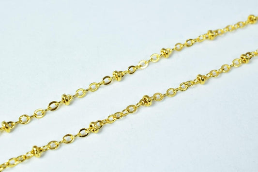 gold filled EP tarnish resistant Chain 18KT gold filled tarnish resistant Size 17.25" Long 2mm Width Item #CG201 jewelry m...