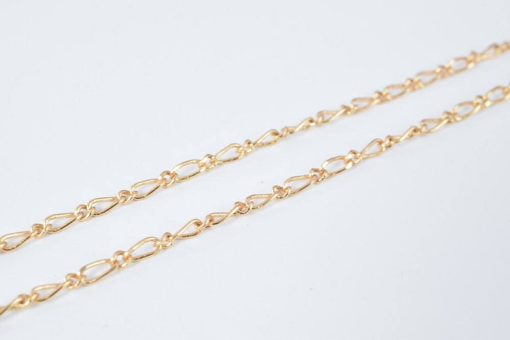 18K gold filled EP tarnish resistant Chain 17.25" Inch CG177 jewelry making supplies - detail image 9