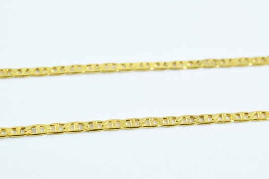 18K Gold Filled Alternative Anchor Chain: Tarnish-Resistant Jewelry Making Chain (1.5mm Width, , 19.5")