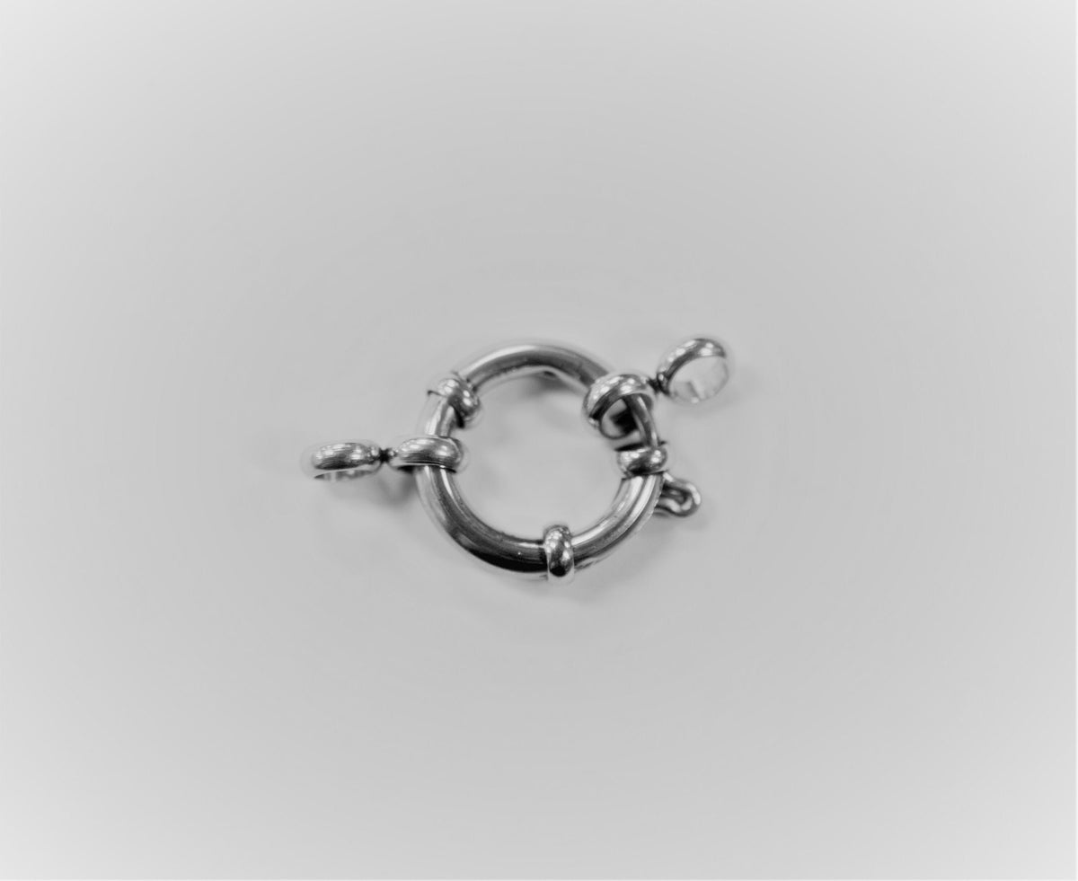 hypoallergenic Stainless Steel Clasp Toggle/SpringRing for Jewelry Findings and Supplies Parts For Jewelry 12mm/14mm jewel...