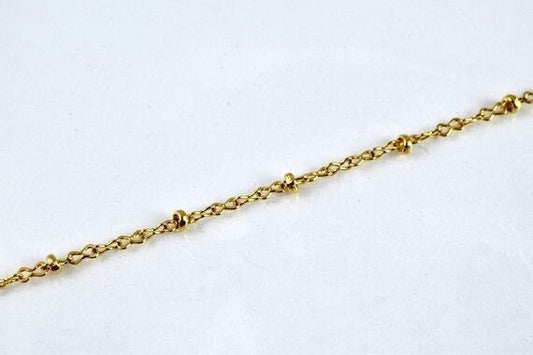 18k Gold Filled Alternative Chain: Tarnish Resistant Jewelry Making (17.25 Inch)