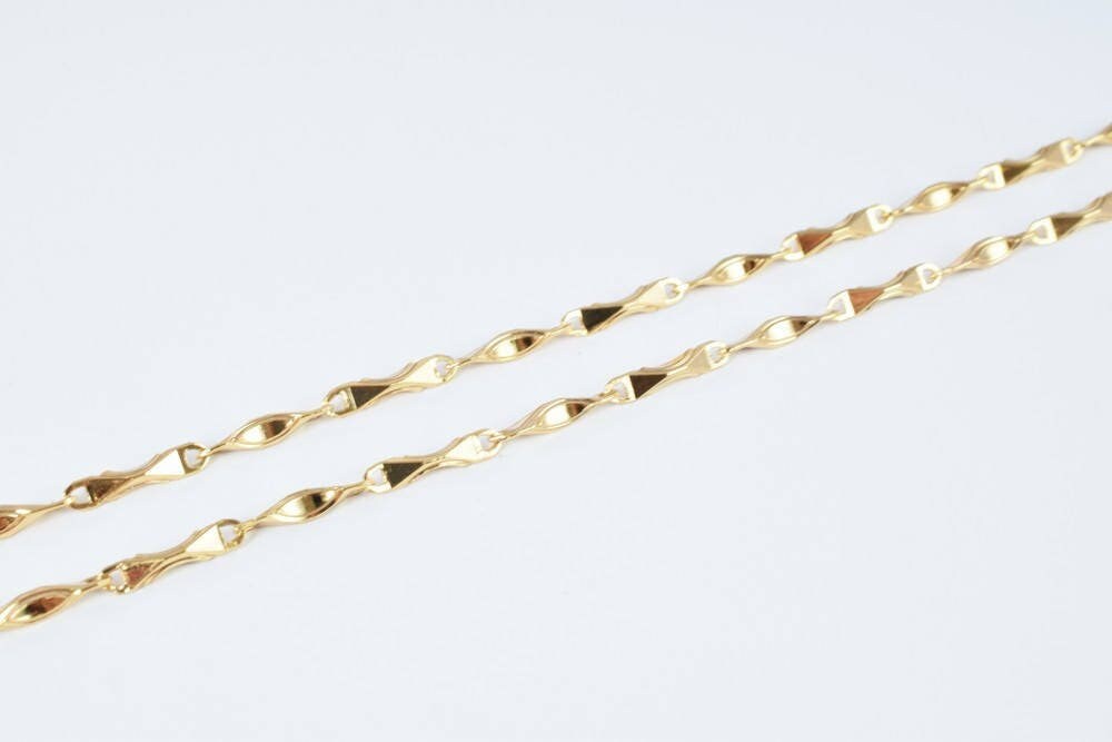 18K gold filled EP tarnish resistant Chain 23" Inch CG174 jewelry making supplies - detail image 9