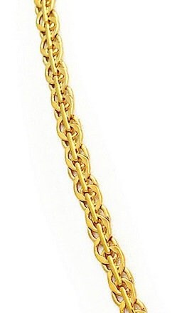 18k Gold Filled Look, EP double cuban link cable chain size 19.5"/23.5" inches long 3/5/7 mm width CG507/CG508/CG509/CG51...