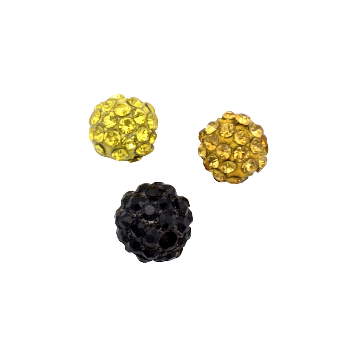 6mm Rhinestone Micro Pave Beads – Metal Clay Jewelry Making, Bracelet Crafting