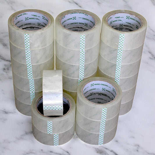 Clear Packing Tape Shipping Supply, Strong Adhesion Seal (1.88 Inch x 75 Yards, Tear Resistant, Clear Film)